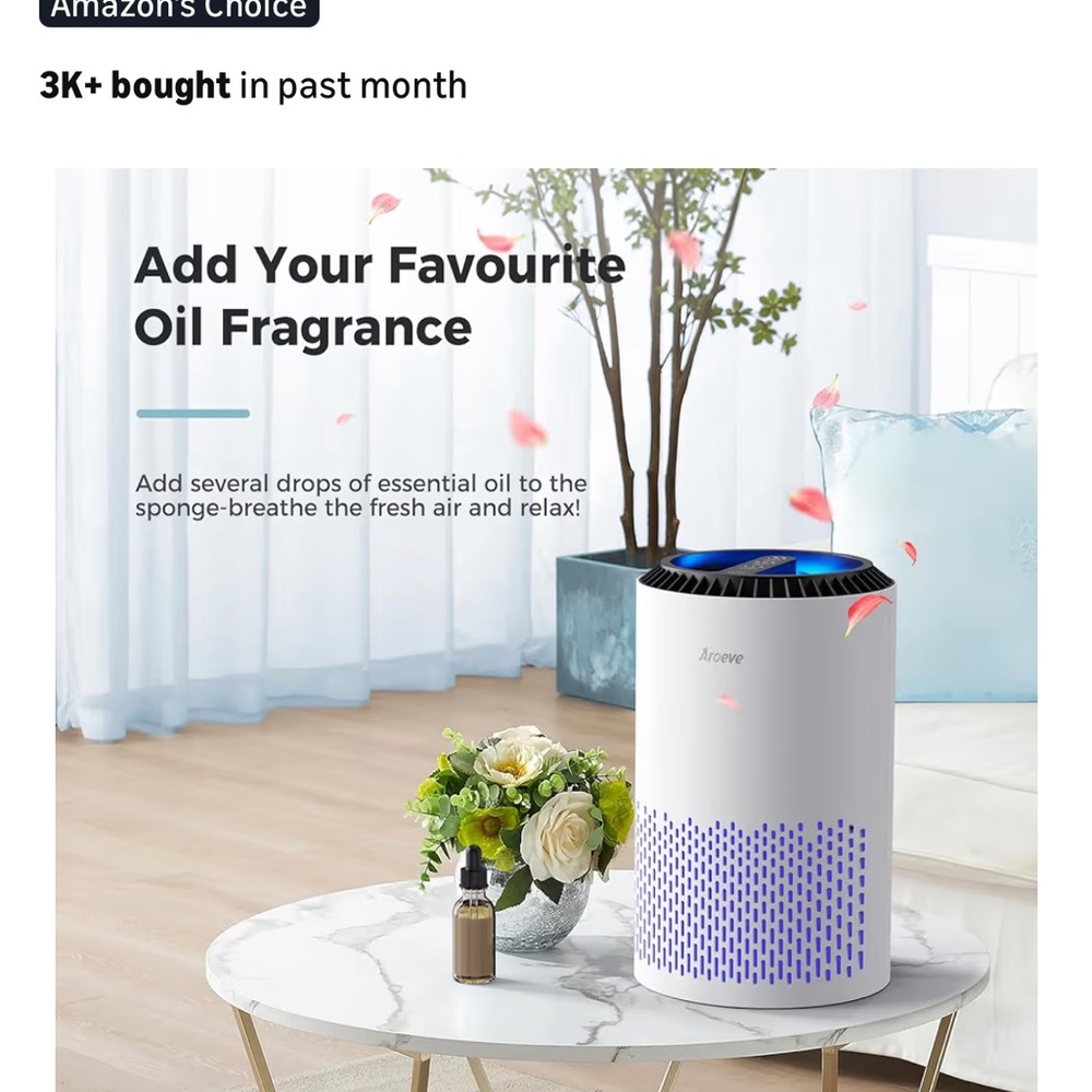 Brand new Aroeve Air Purifier with - Picture 6 of 8